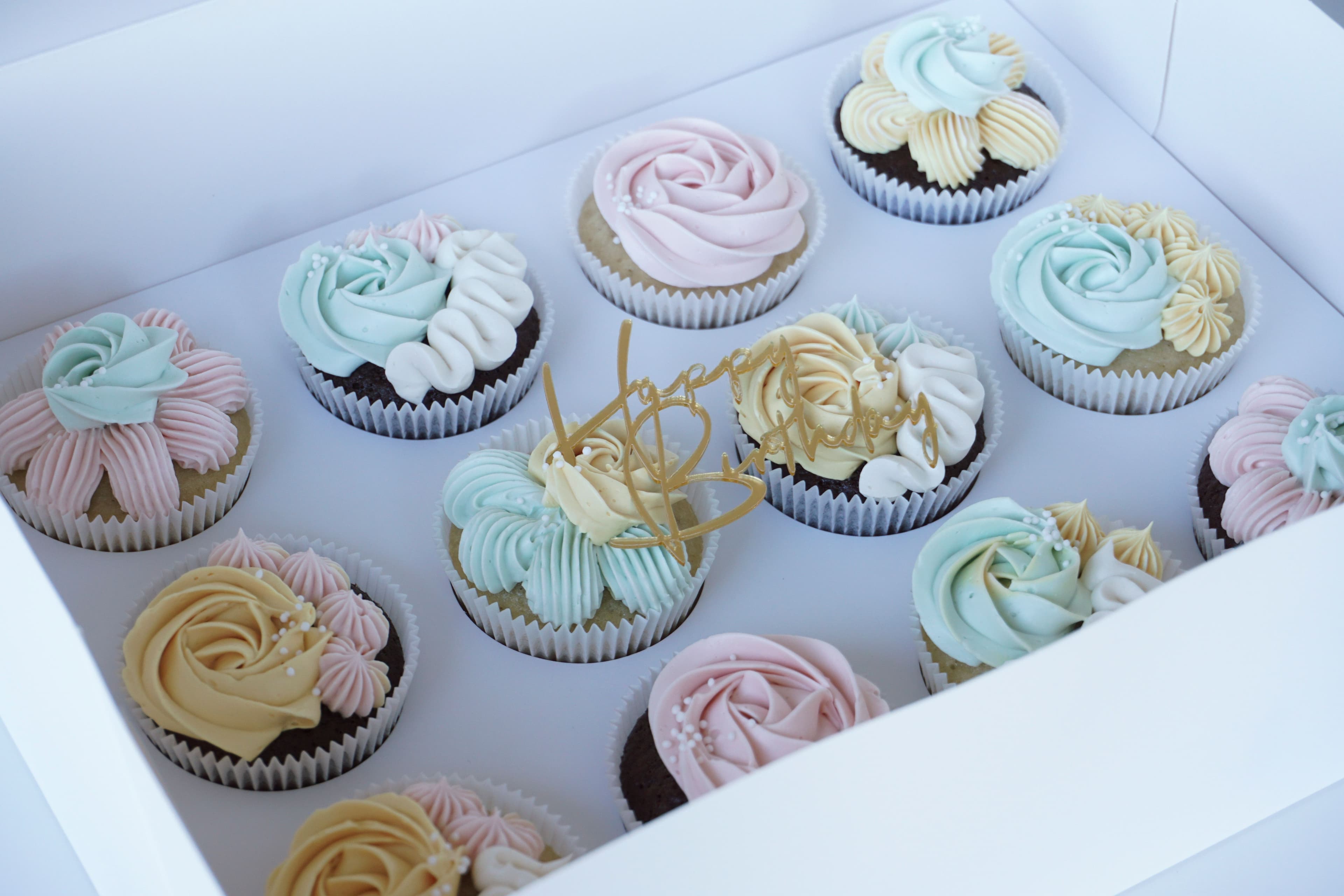 Cupcake Birthday Box